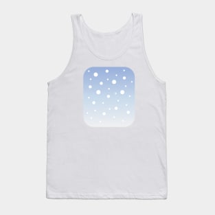 Wintermood | White | Blue Gradient Tank Top